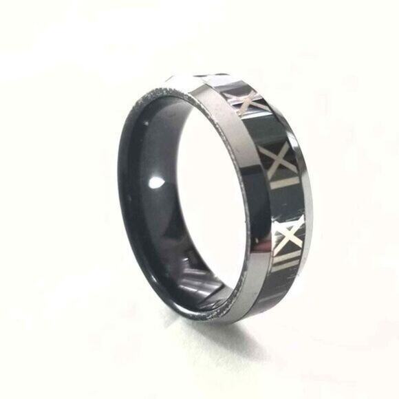 New black tungsten ring size 10 - Picture 1 of 5